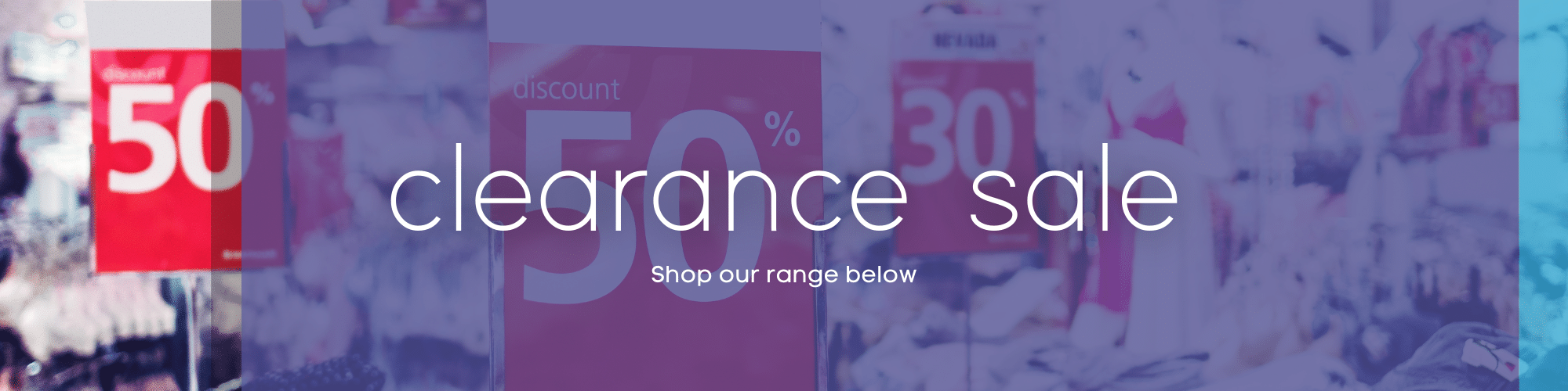 Clearance & Outlet Sale