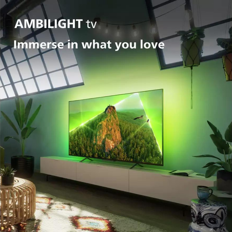 Philips 50PUS8108/12 Ambilight 50" Smart 4K Ultra HD HDR LED TV Digiland Outlet Store