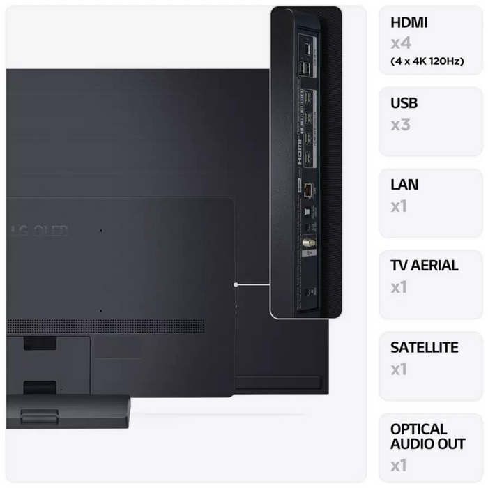 LG 77 Inch OLED77C34LC Smart 4K UHD HDR OLED Freeview TV LG