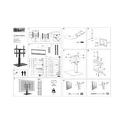 Universal TV table stand for screen sizes up to 55 inch / 140cm Digiland Outlet Store