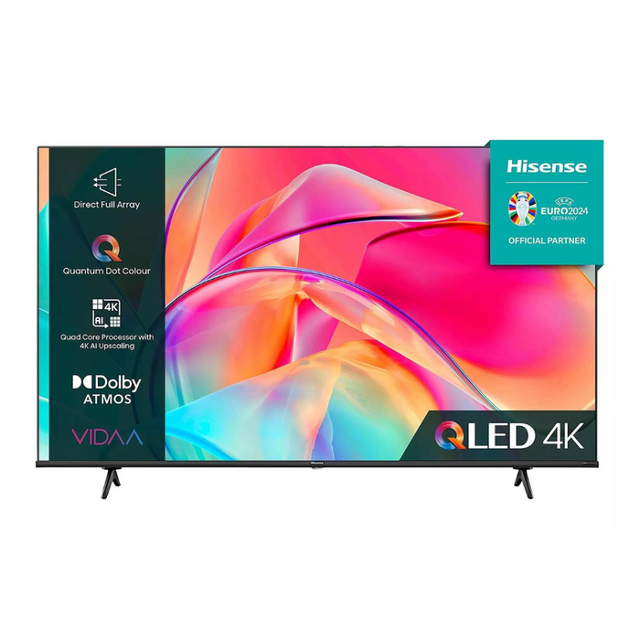 Hisense 50E7KQTUK, 50-inch, QLED, 4K Ultra HD, Smart TV Hisense