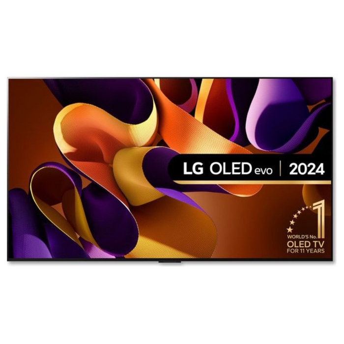 LG OLED55G45LW G4 55 inch OLED evo 4K HDR Smart TV with Wall Mount