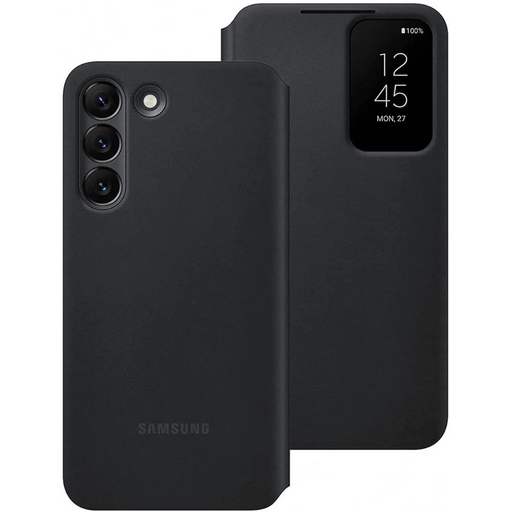 SAMSUNG GALAXY S22 PLUS SMART CLEAR VIEW COVER BLACK - EF-ZS906CBEGEW Samsung