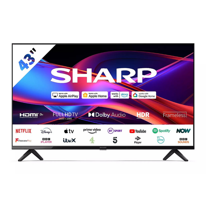 Sharp 43GD2K 43-inch Full HD Smart Roku TV SHARP