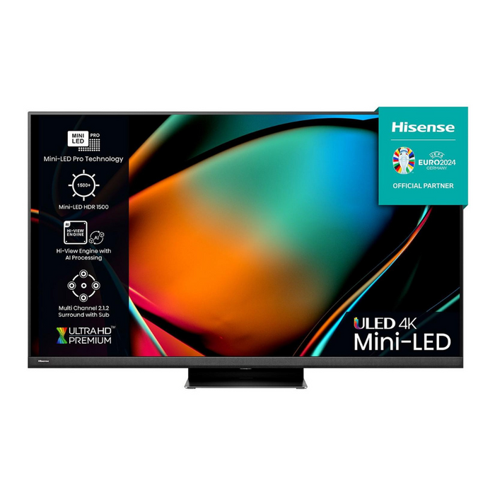 Hisense 75U8KQTUK, 75 inch, Mini-LED, Ultra HD 4K, Smart TV Hisense