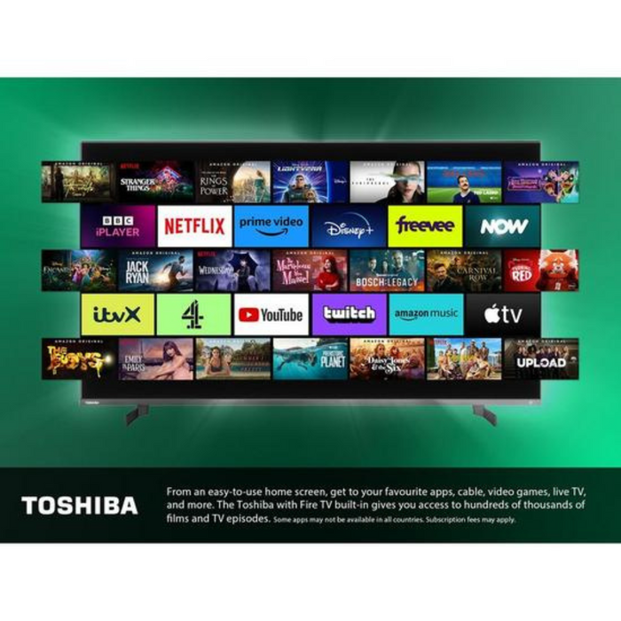 Toshiba 65QF5D53DB, 65 inch, Fire QLED TV TOSHIBA