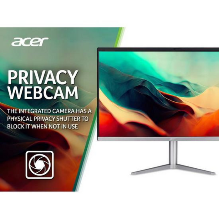 Acer C24-1300 All-in-One PC - 23.8in FHD, AMD Ryzen 3-7320U, 8GB RAM, 512GB SSD Acer