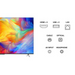 TCL 55P638K, 55-inch, 4K UHD HDR, Frameless Android TV TCL