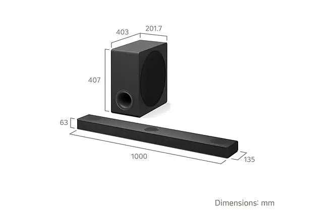 3.1.3 channel LG Soundbar with Dolby Atmos US80TY LG