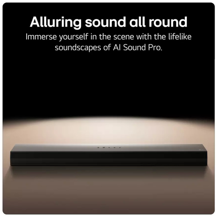 LG US60T 3.1Ch Bluetooth Sound Bar With Wireless Sub