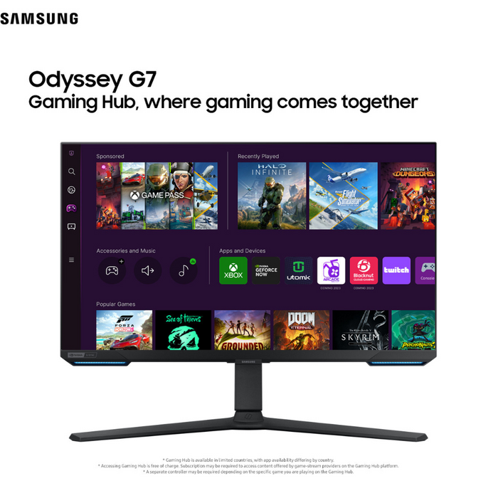 Samsung Odyssey G7 LS28BG700EPXEN 28" Gaming Monitor Samsung