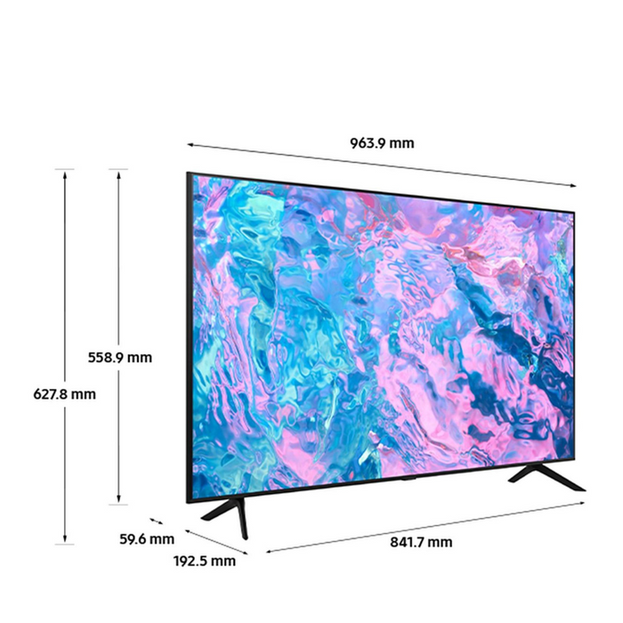 Samsung UE43CU7100, 43 inch, 4K Ultra HD, Smart TV Digiland Outlet Store