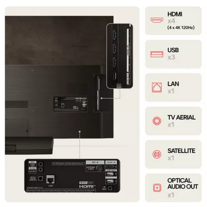 LG OLED55C46LA 55" Smart 4K Ultra HD HDR OLED TV