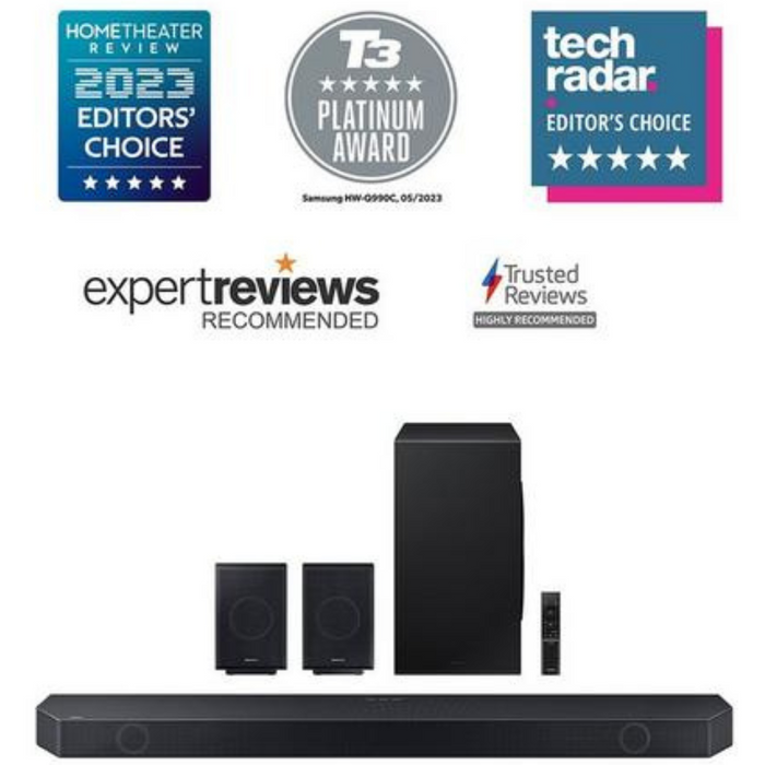 Samsung HW-Q990C 11.1.4ch Wireless Dolby Atmos Soundbar with Rear Speakers Subwoofer Samsung