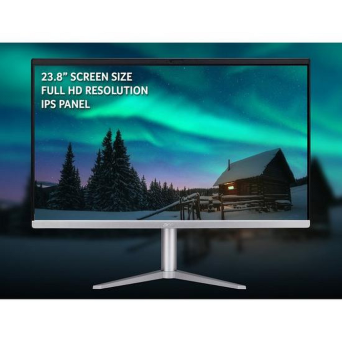 Acer C24-1300 All-in-One PC - 23.8in FHD, AMD Ryzen 3-7320U, 8GB RAM, 512GB SSD Acer