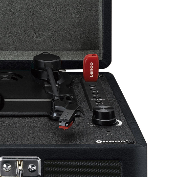 LENCO TT-115BK - Bluetooth® Turntable with Built-In Speakers Lenco