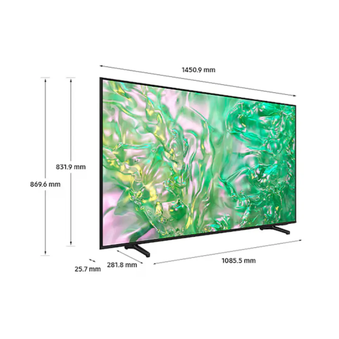 Samsung 65” Crystal UHD DU8070 4K Smart TV