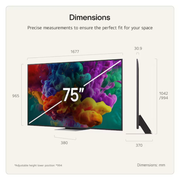 75 inch LG QNED evo AI Mini LED Smart TV 75QNED86B6B LG