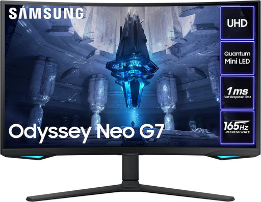 Samsung Odyssey Neo G7, 32'', UHD, 165 Hz, Mini LED, curved, black - Monitor Samsung