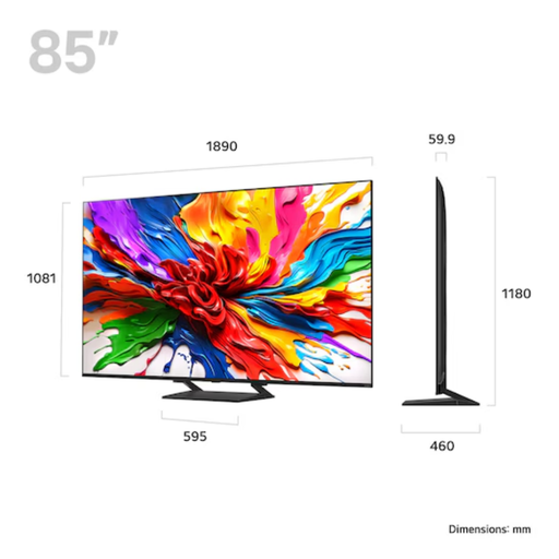 85 inch LG QNED evo AI QNED93 MiniLED 4K Smart TV 85QNED93A6A.AEKQ Digiland