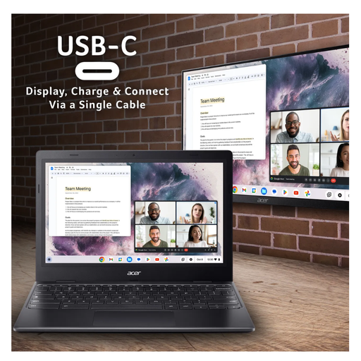 ACER 311 11.6” Chromebook - Intel® Celeron® Processor, 64 GB NX.J2GEK.003 Acer