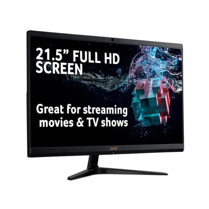 ACER Aspire C22-1600 21.5" All-in-One PC - Intel® Pentium® Silver, 256 GB SSD, Black