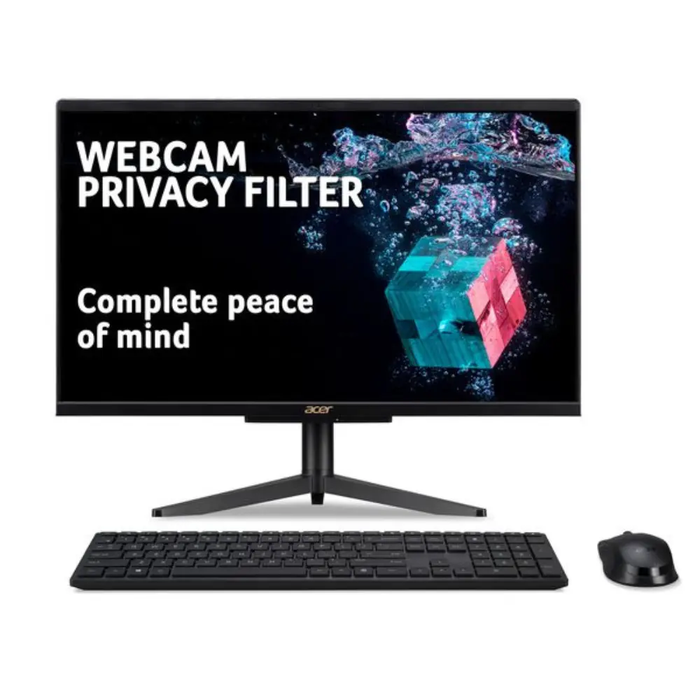 ACER Aspire C22-1600 21.5" All-in-One PC - Intel® Pentium® Silver, 256 GB SSD, Black