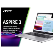 ACER LAPTOP ASPIRE 3 15.6 8GB 1TB SSD SILVER Acer