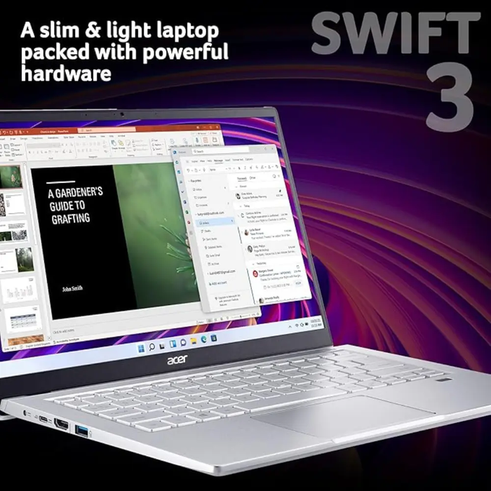 ACER Swift 3 14" Laptop - AMD Ryzen 5, 512 GB SSD, Silver