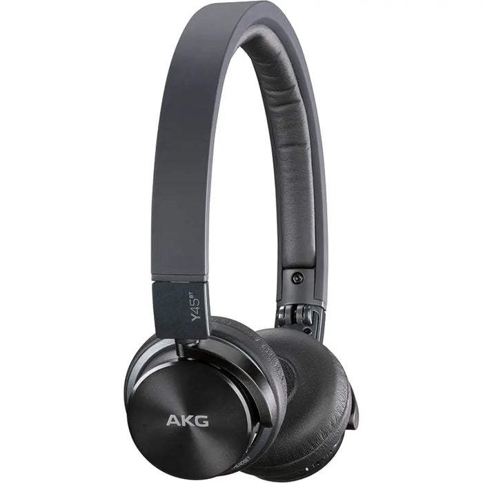 AKG Y45BT Wireless Bluetooth NFC Rechargeable Mini Stereo On-Ear Headphones with Detachable Audio Cable and Volume Control/Microphone AKG