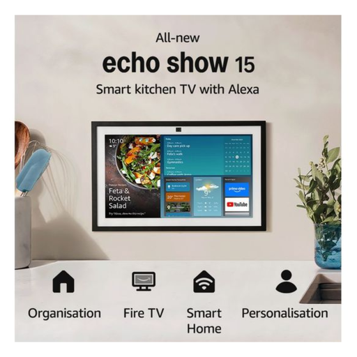 AMAZON Echo Show 15 (2nd Gen) Smart Display with Fire TV & Alexa Voice Remote B0C7XNR559 Amazon