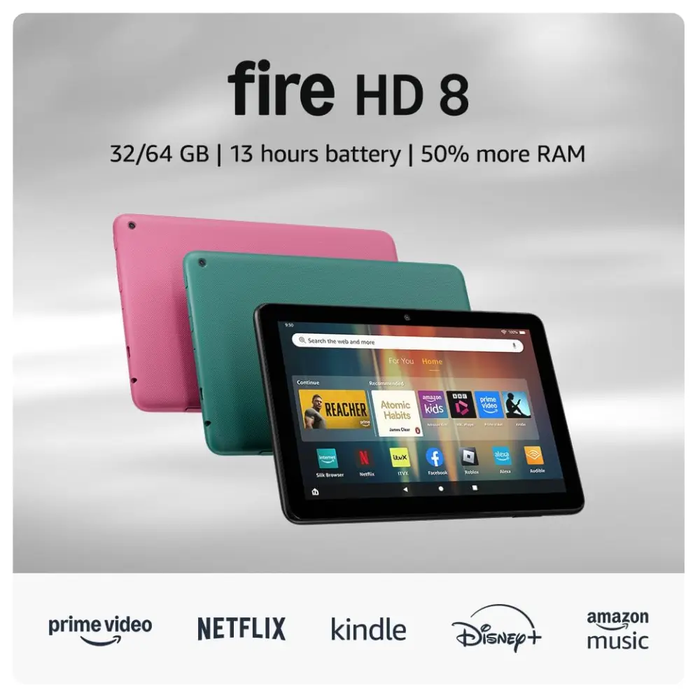 AMAZON FIRE HD 8 TABLET - 8-INCH HD DISPLAY 32GB