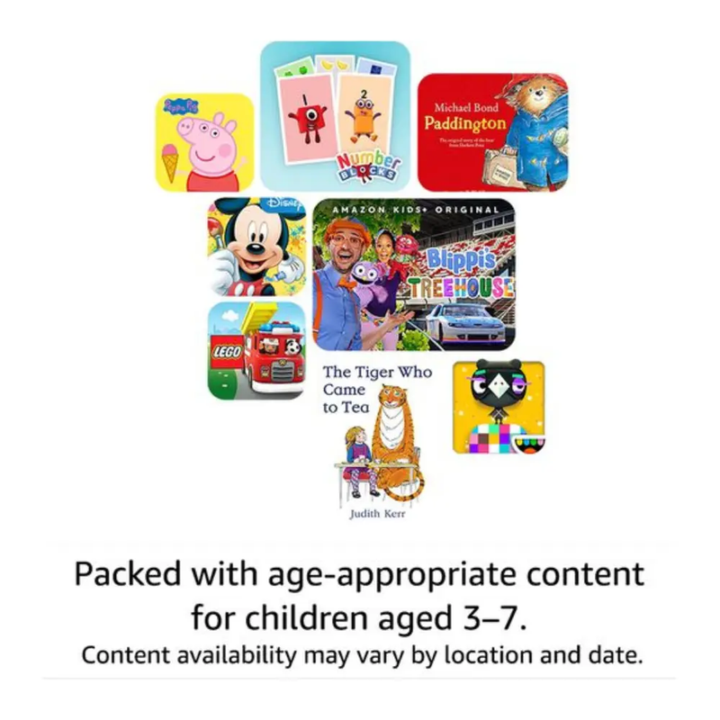 AMAZON Fire HD 8" Kids (ages 3-7) Tablet - 32 GB, Blue