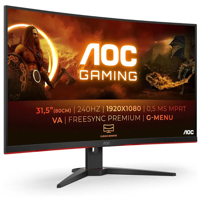 AOC 32 INCH GAMING CURVED MONITOR C32G2ZE