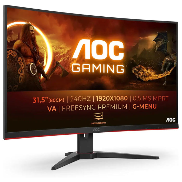 AOC 32 INCH GAMING CURVED MONITOR C32G2ZE
