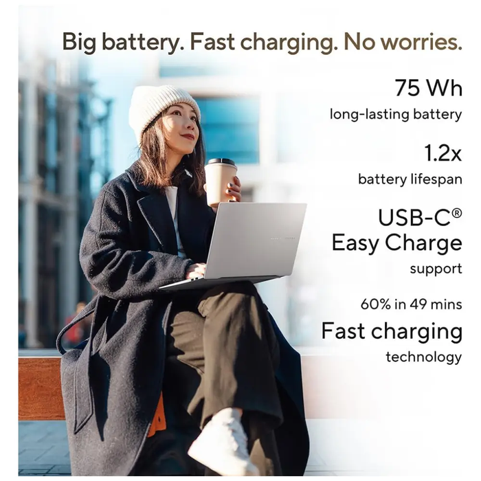 ASUS VIVOBOOK S 15 LAPTOP - 15.6IN 3K OLED SILVER