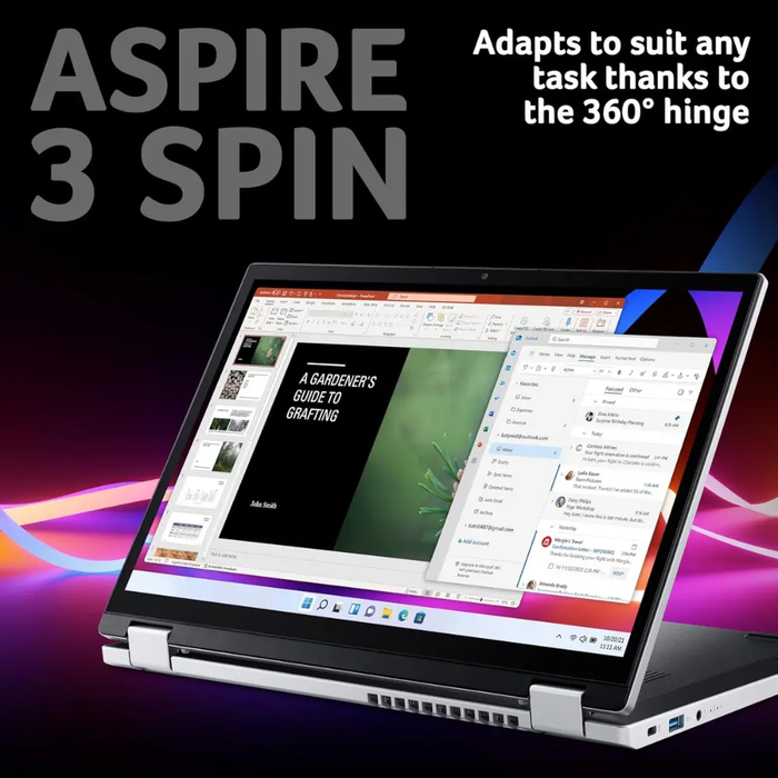 Acer Aspire 3 Spin A3SP14-31T 14-inch Convertible Laptop - Silver