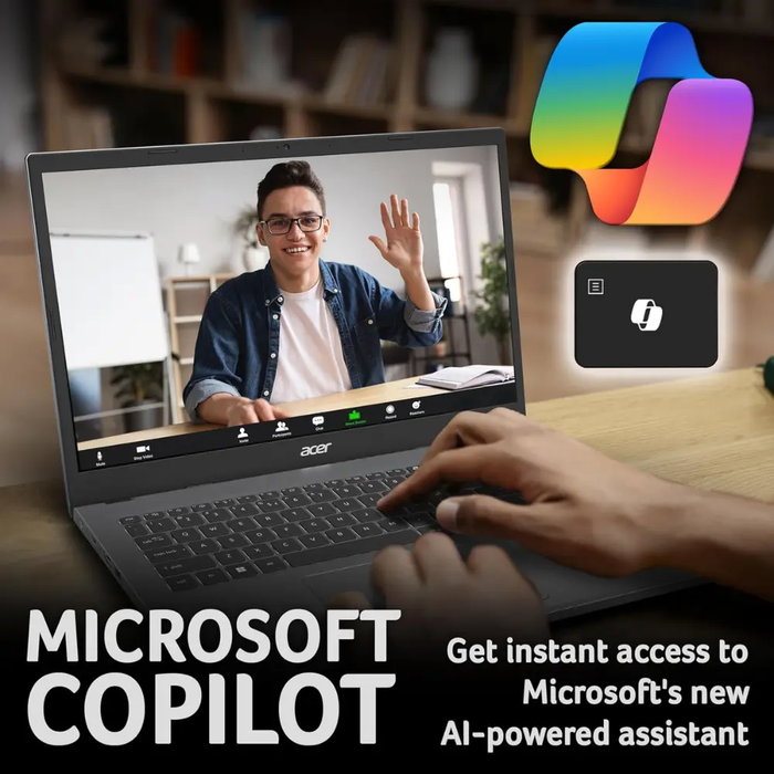 Acer Aspire NX.KSKEK.017 AMD Ryzen 3 7320U 8GB 128GB SSD 14IN Win 11 Home