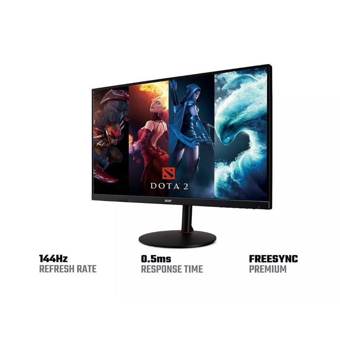 Acer Nitro XV322QKKVbmiiphuzx 32-inch Gaming Monitor - IPS Panel, 4K UHD, 1ms, 144Hz, FreeSync Premium, DP, HDMI, Height Adjustable Stand - The Outlet Store