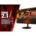 Acer Nitro XV322QKKVbmiiphuzx 32-inch Gaming Monitor - IPS Panel, 4K UHD, 1ms, 144Hz, FreeSync Premium, DP, HDMI, Height Adjustable Stand - The Outlet Store