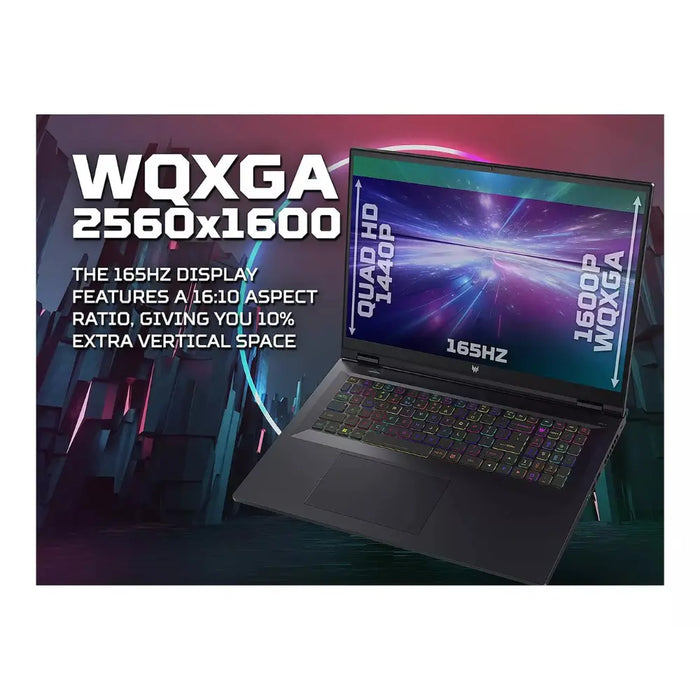 Acer Predator Helios Neo 18 Gaming Laptop - 18in QHD, GeForce RTX 4070, Intel Core i7, 16GB RAM, 1TB SSD Digiland Outlet Store