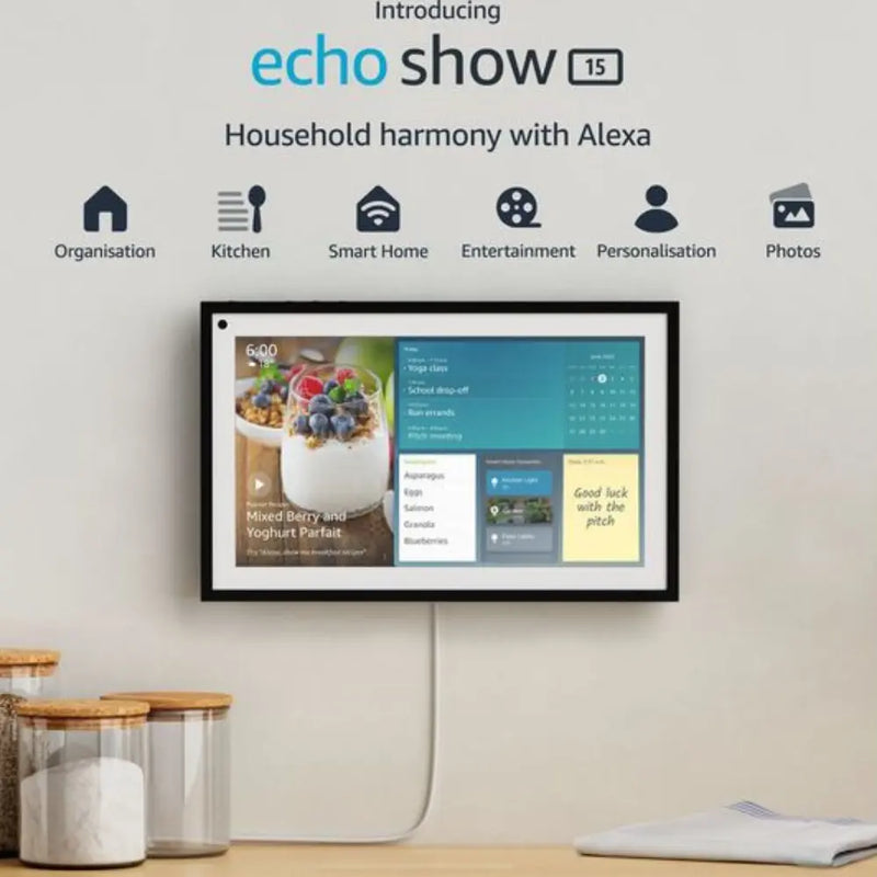Amazon Echo Show 15 Smart Display with Alexa & Fire TV Voice Remote Digiland Outlet Store