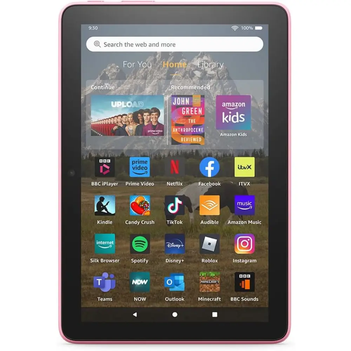 Amazon Fire HD 8 tablet 12th Gen | 8" HD display, 32 GB - Black (R2SP8T)