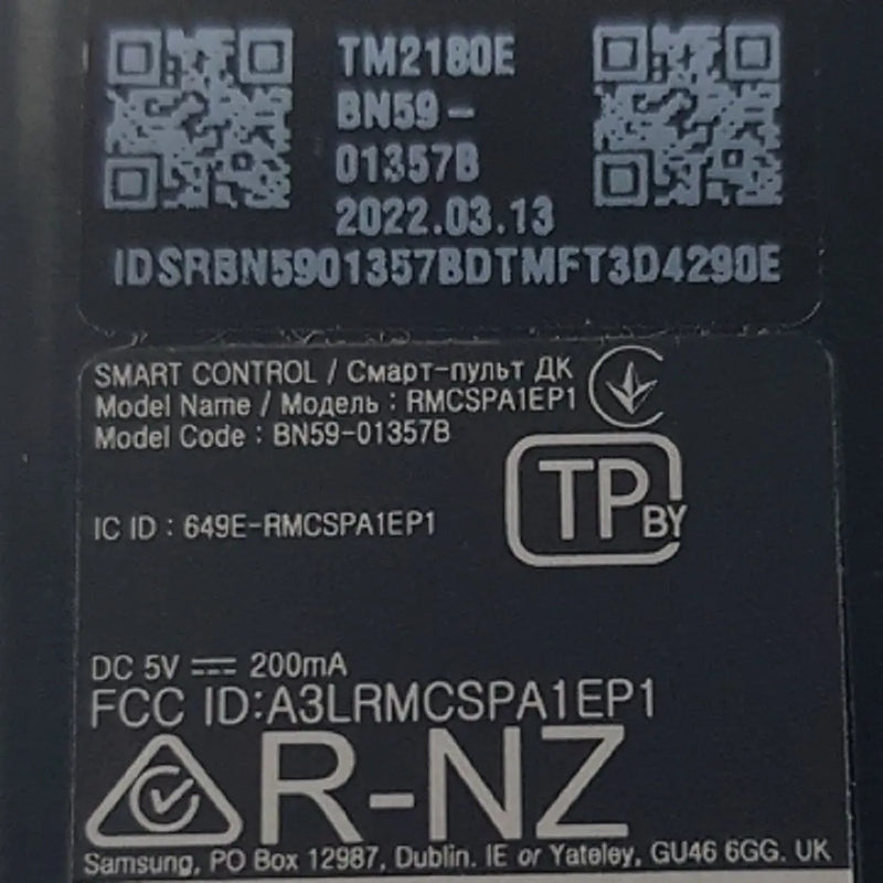 BN59-01357B Remocon Eco Smart Control for Samsung TV Digicare Ltd