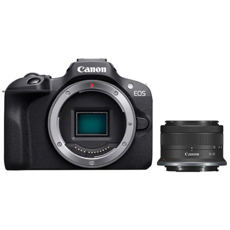 CANON EOS R100 Camera + RF-S 18-45MM F4.5-6.3 IS STM LENS