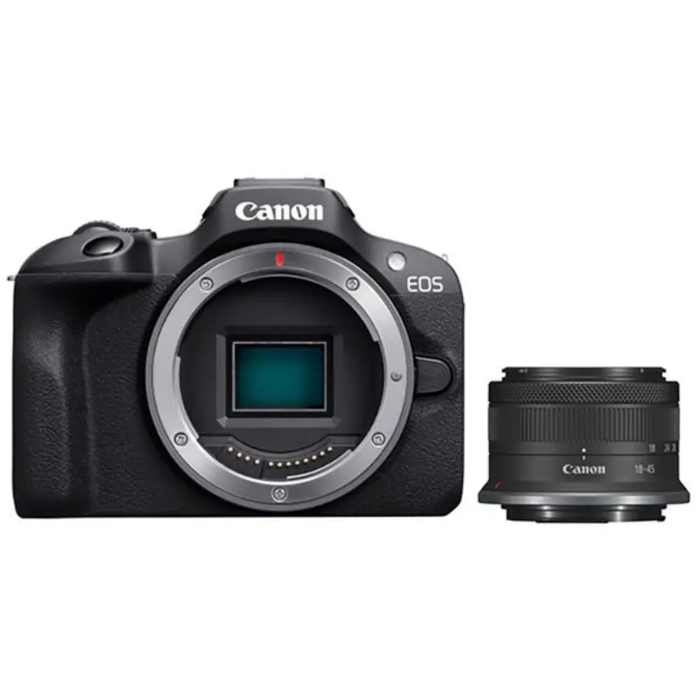 CANON EOS R100 Camera + RF-S 18-45MM F4.5-6.3 IS STM LENS