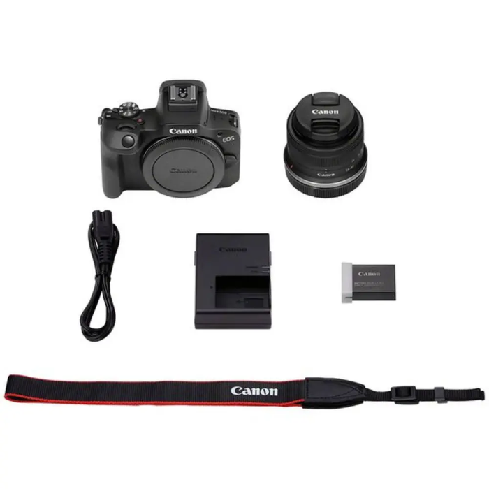 CANON EOS R100 Camera + RF-S 18-45MM F4.5-6.3 IS STM LENS