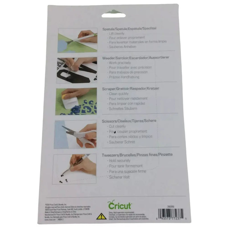 CRICUT BASIC TOOL SET MULTI COLOR - 5 PIECE