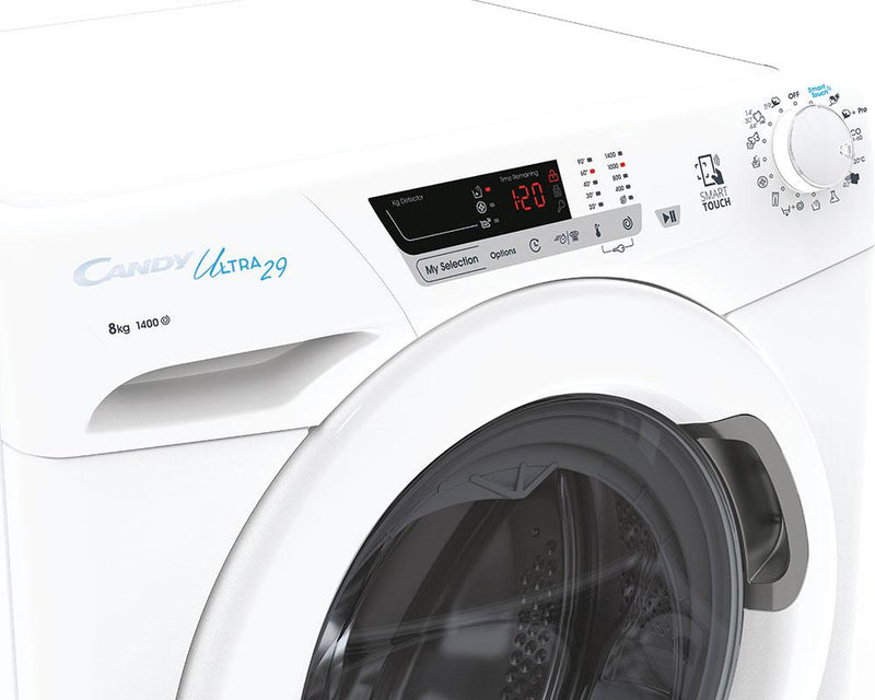 Candy HCU1482DE 8KG 1400RPM White Freestanding Washing Machine Candy