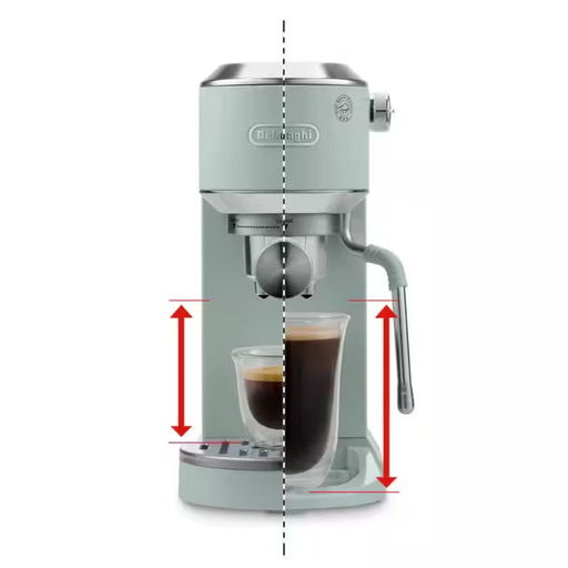 DELONGHI DEDICA DUO ESPRESSO COFFEE MACHINE GREEN EC890-GR_GREEN De’Longhi
